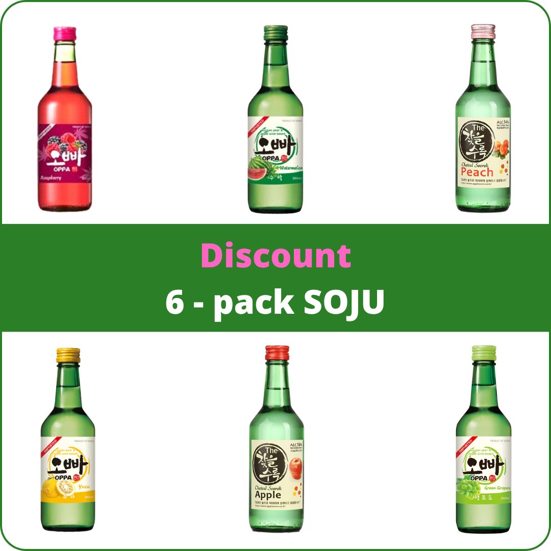 Aanbieding: Soju 6-pack