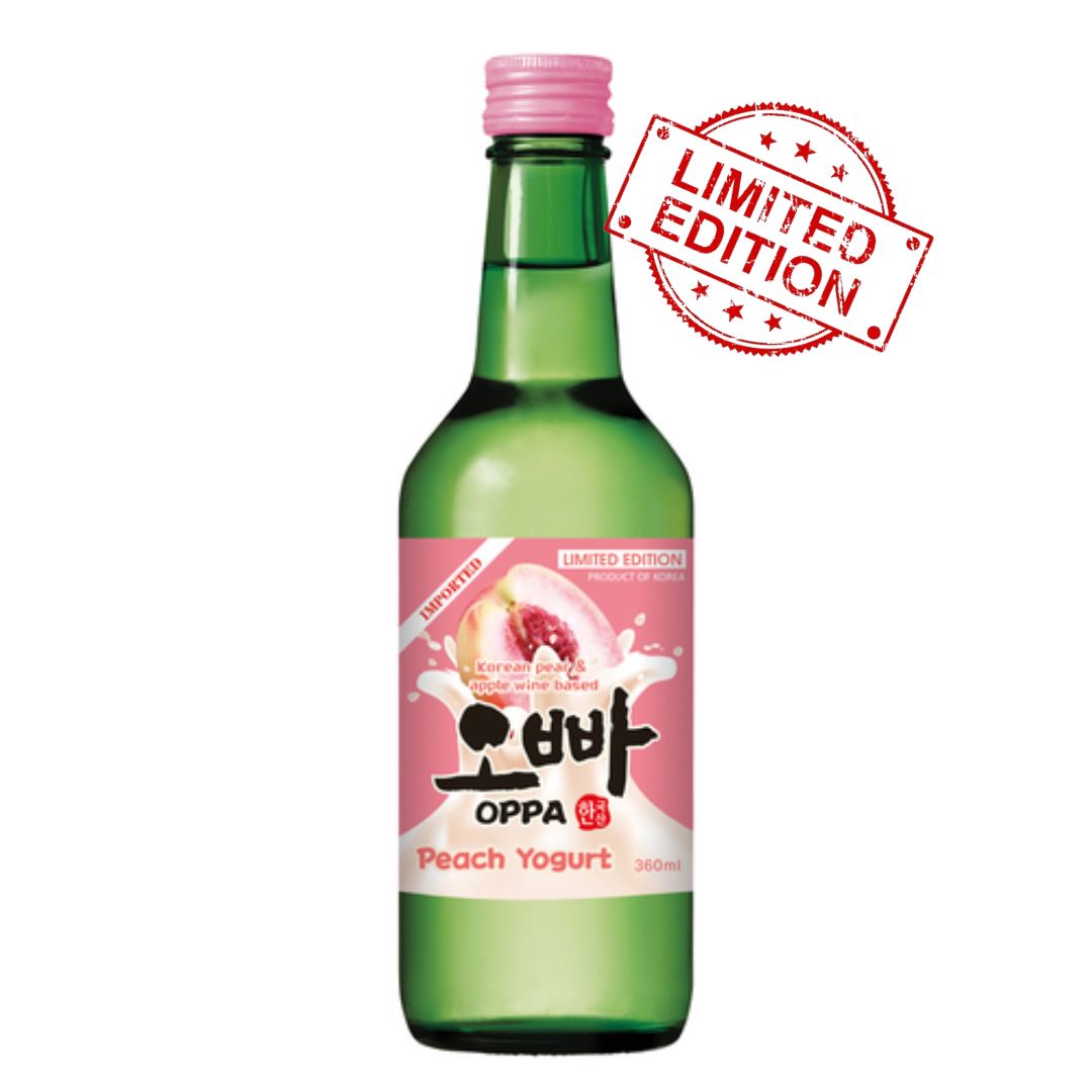 OPPA Peach & Yoghurt soju - LIMITED EDITION