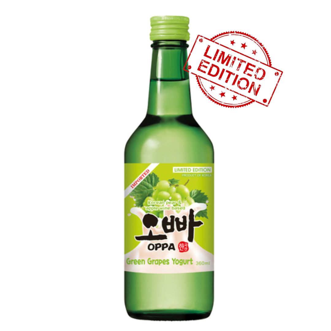 Soju oppa green grape yoghury