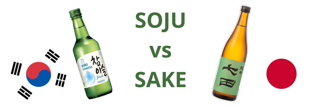 SOJU vs SAKE; Het verschil en de overeenkomsten..
