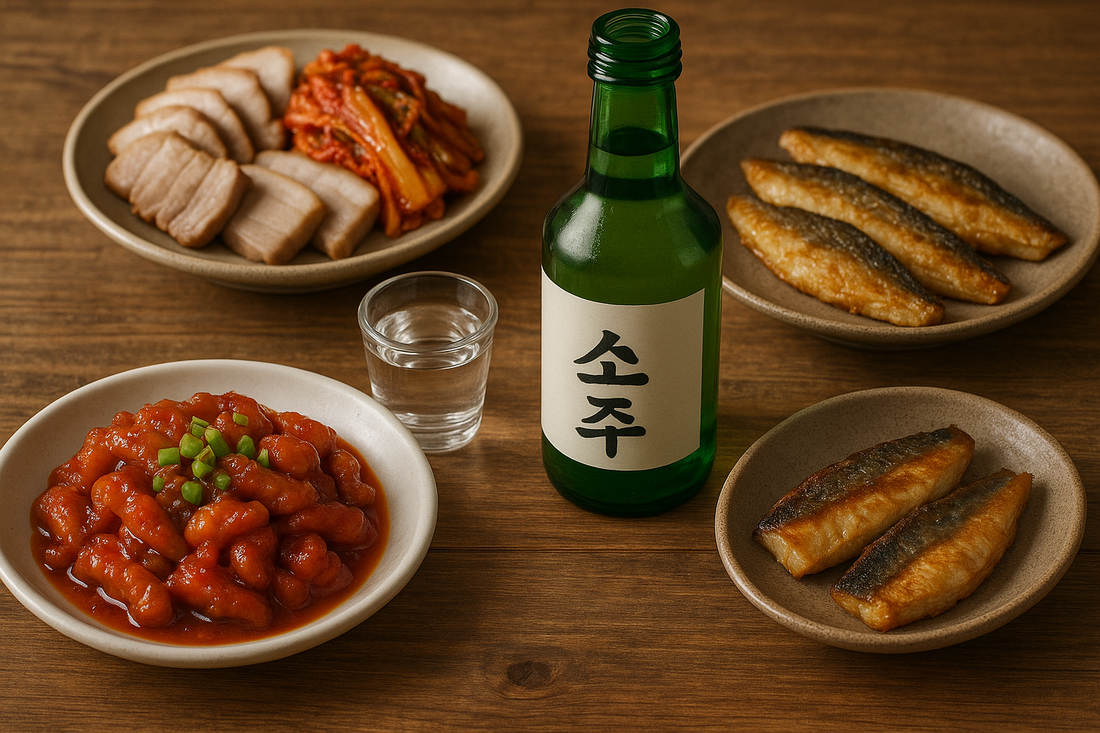 Een Overzicht van Soju Side Dishes (안주 / Anju)