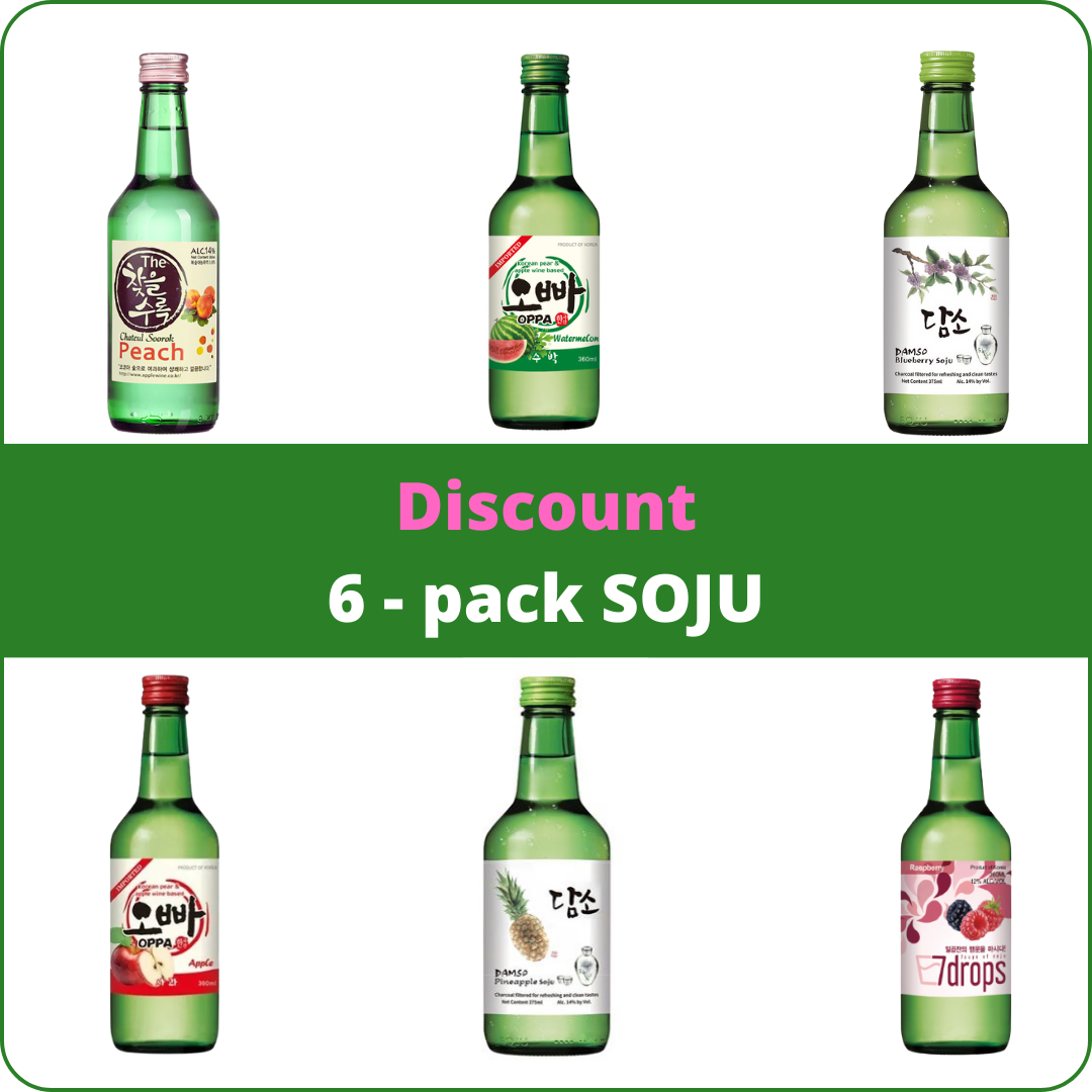 Aanbieding: Soju 6-pack