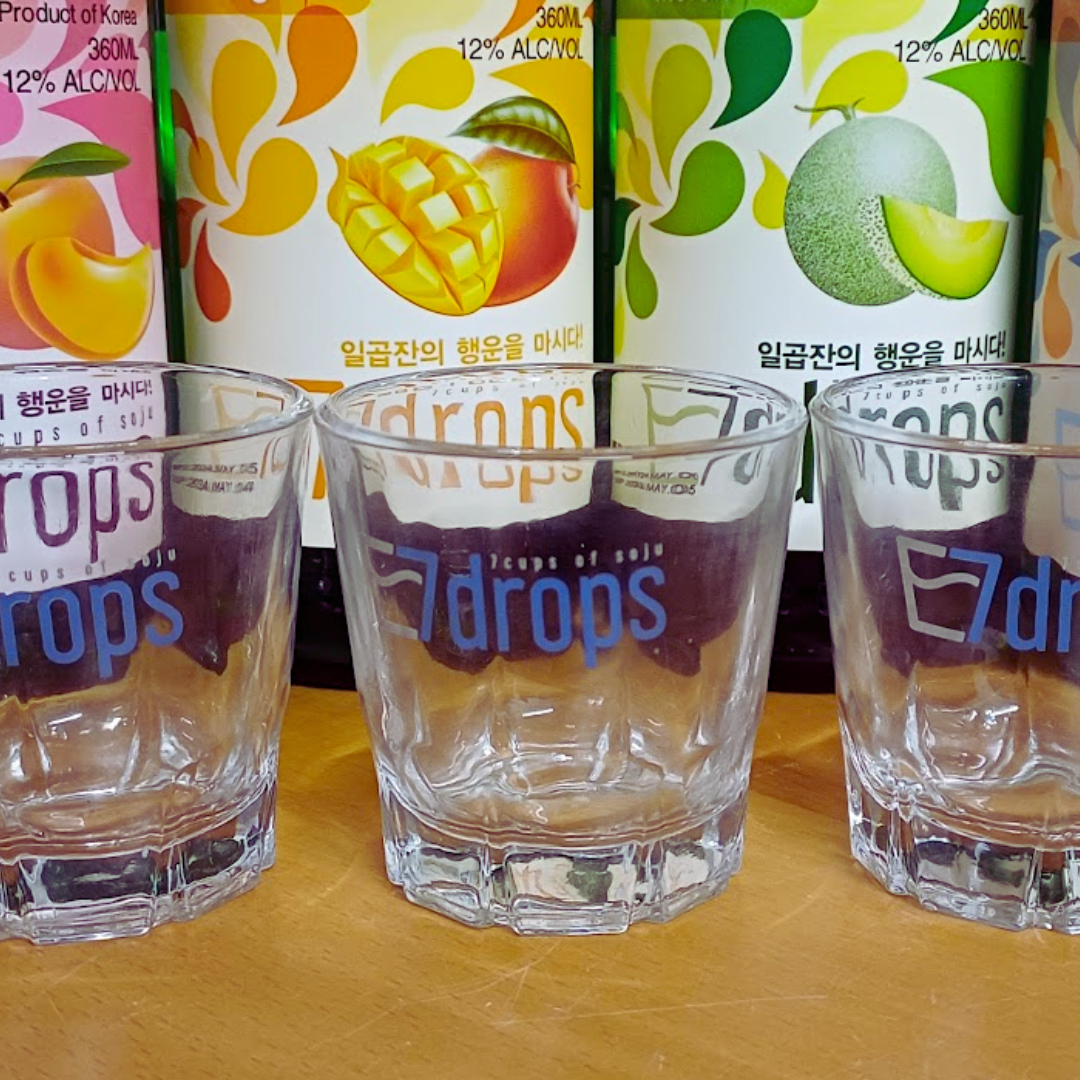 Koreaanse Soju Shot Glaasjes 7Drops