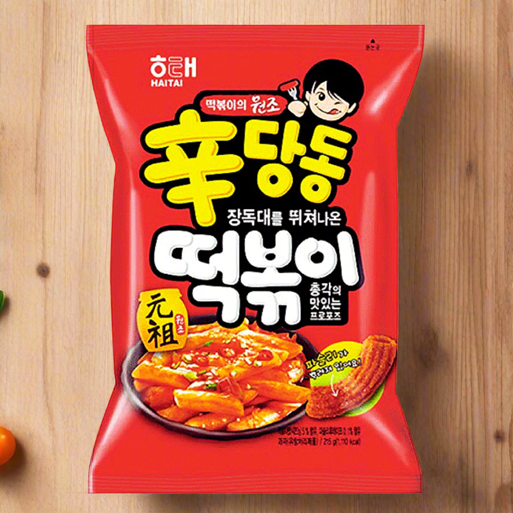 Tteokbokki flavoured Korean Snack